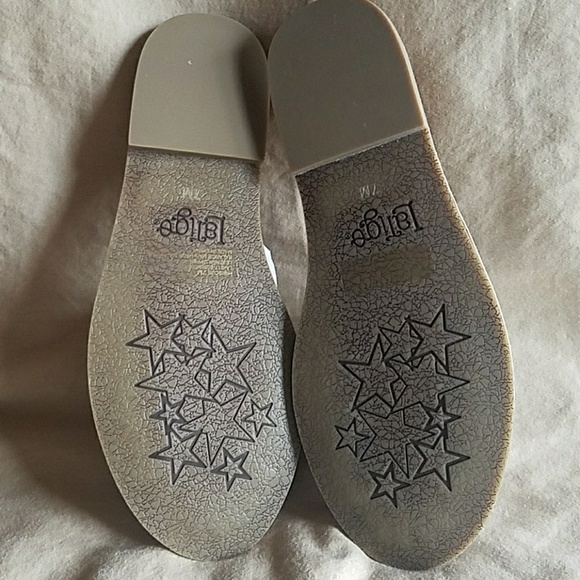 Latigo hibiscus white leather sandals - Picture 4 of 4