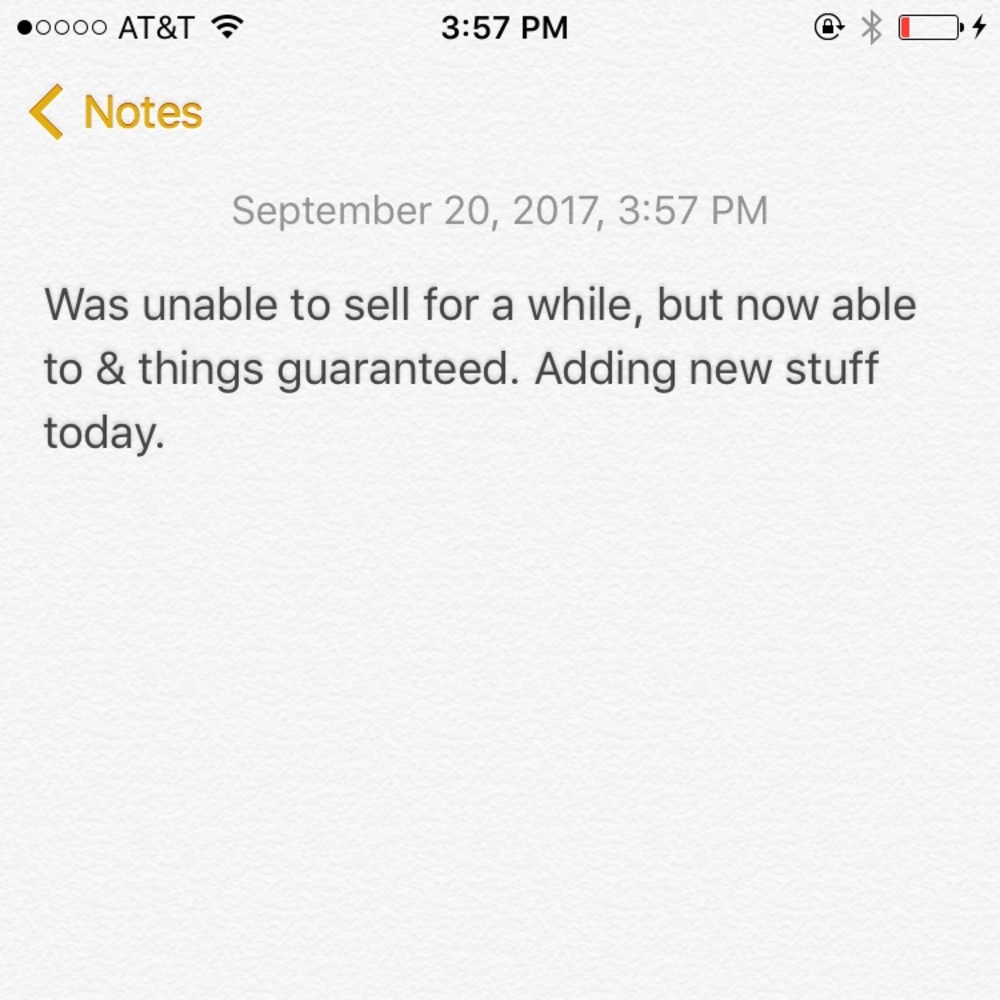 Sorry for any inconvenience
