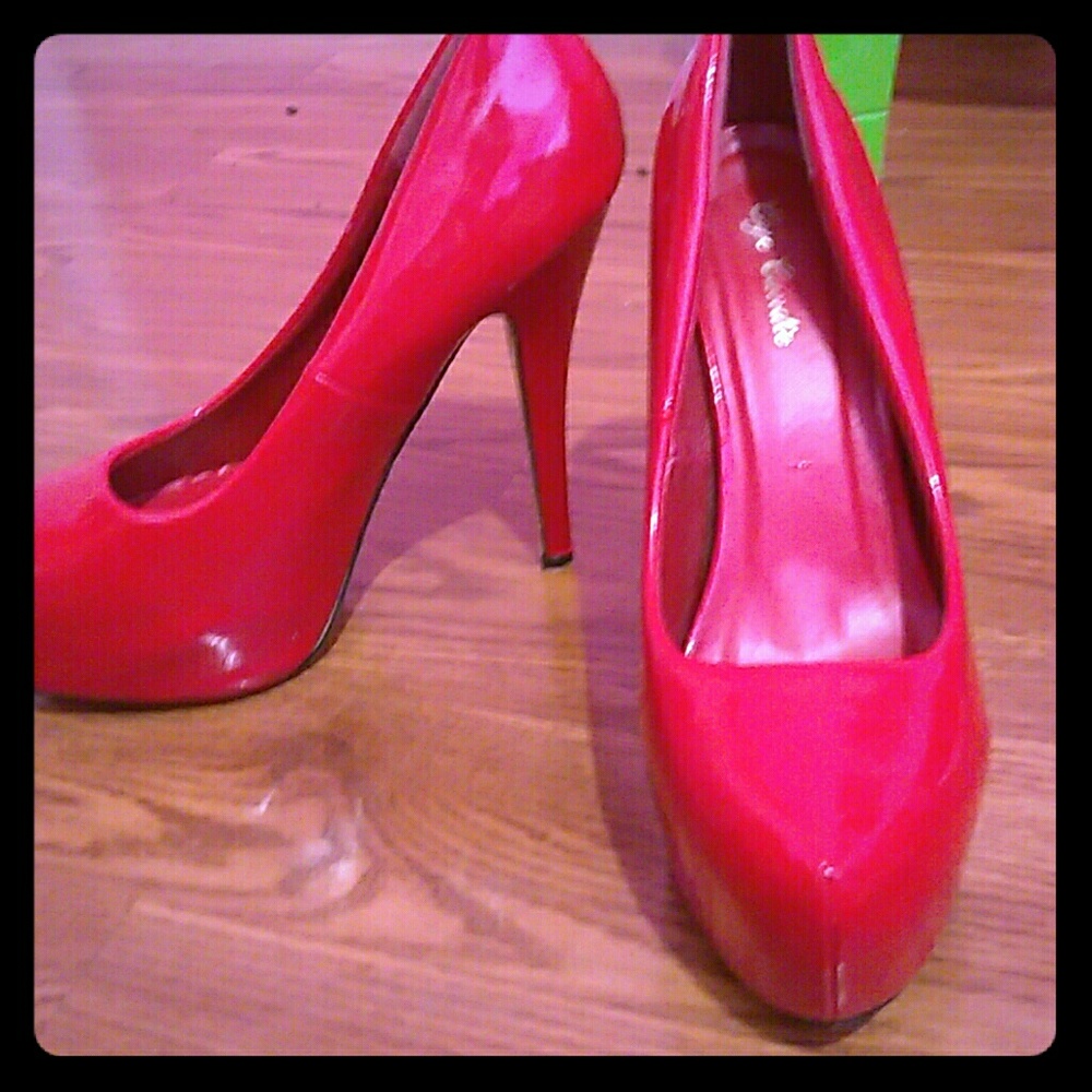 Red high heels