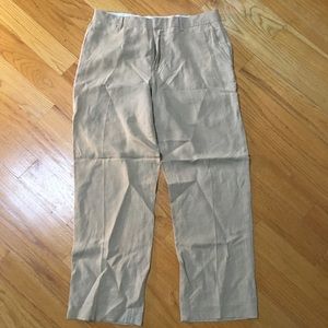 Polo Ralph Lauren Men's khaki linen pants 32/30