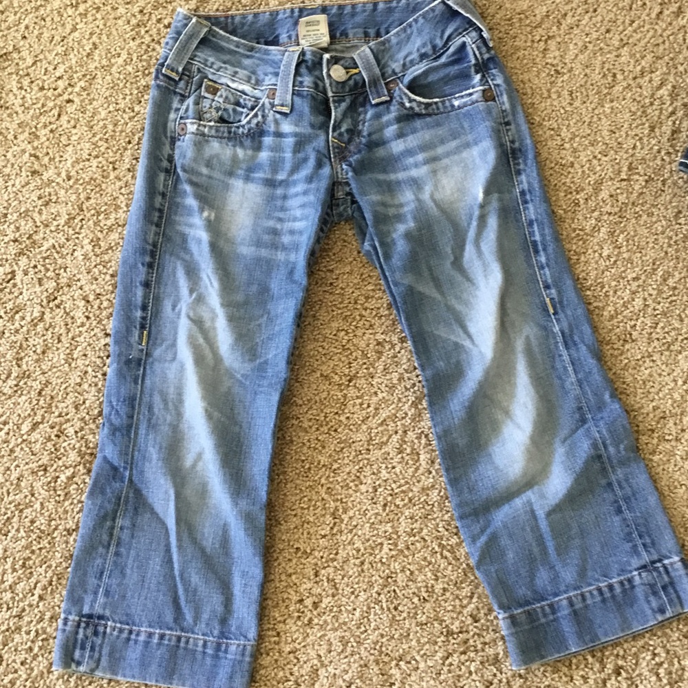 True Religion Cropped Jeans