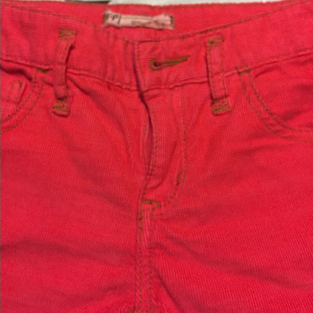 NWT Free People Corduroy Dolphin Hemmed Shorts - Picture 3 of 5