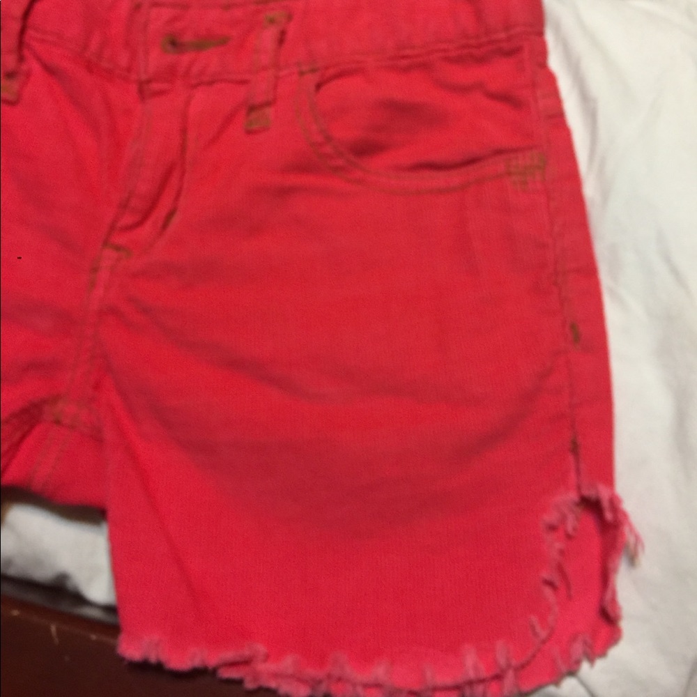 NWT Free People Corduroy Dolphin Hemmed Shorts - Picture 4 of 5