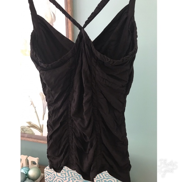 Anthropologie Intricate Black Top - Picture 2 of 5