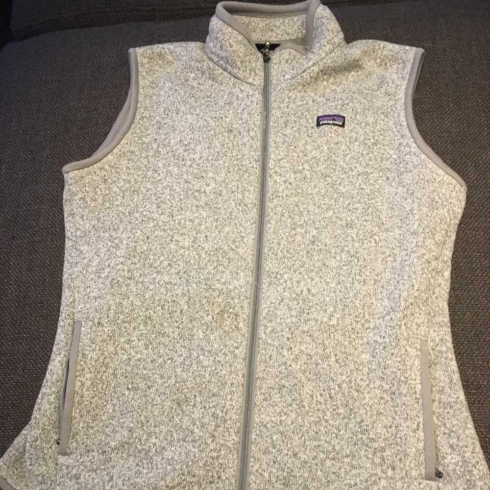 Patagonia vest; Gray size L
