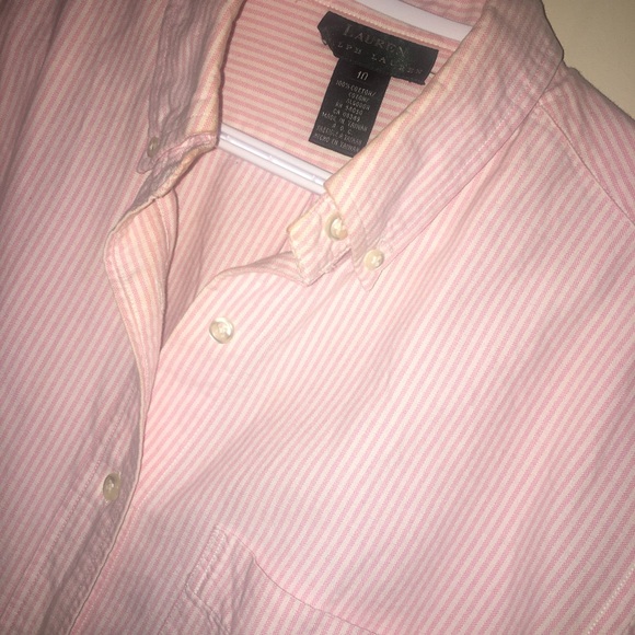 Pink RL button up - Picture 2 of 3