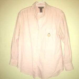 Pink RL button up