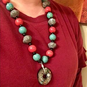 Anthropologie Style Stunning Handmade Necklace