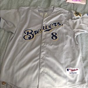 Milwaukee Brewers Ryan Braun Jersey