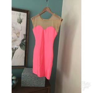 American Apparel Neon Spandex Dress -reduced-