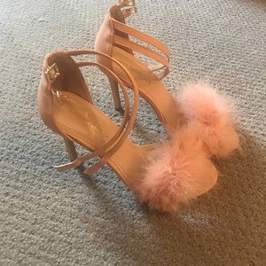 Pink poof heels! Valentine 💕