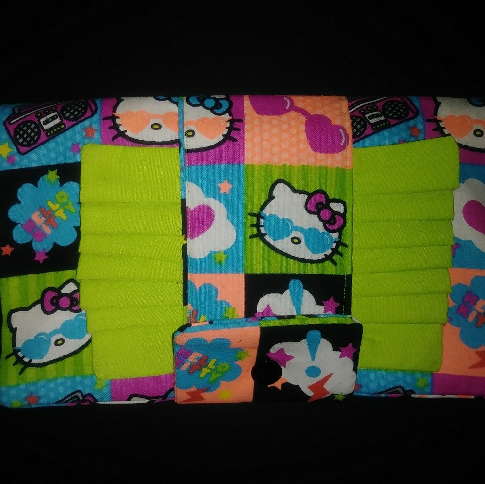 Handmade Hello Kitty Cloth Clutch