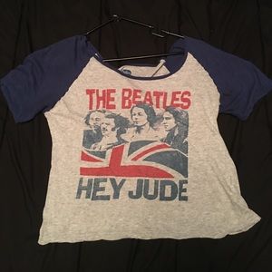 The Beatles Hey Jude Cropped Tee