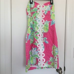 Lilly Pulitzer Angela Strapless Sweetheart Dress