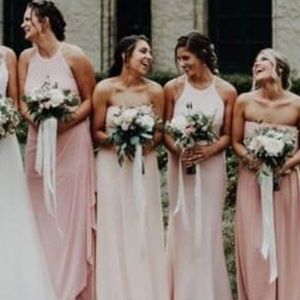Calvin Klein Blush Bridesmaid dress