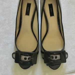 Zara brown high heels Zara brown high heels