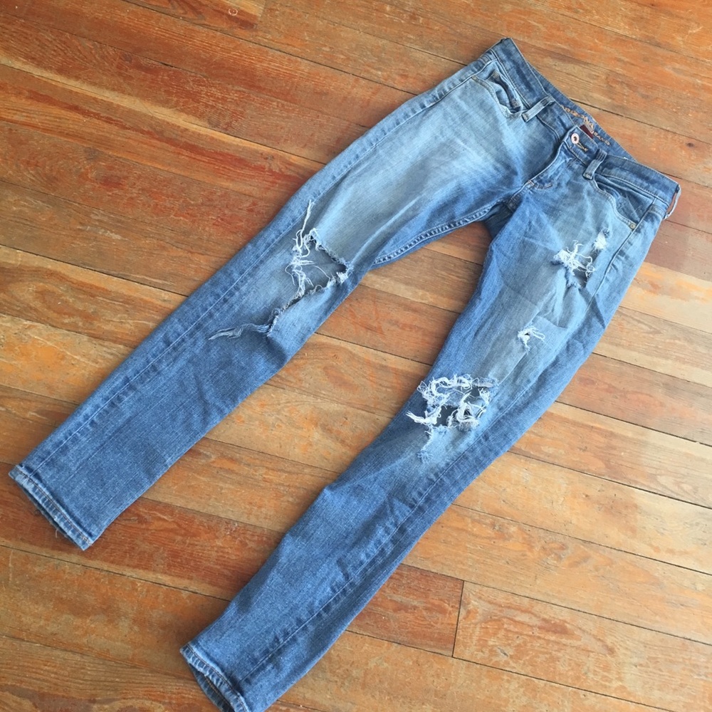 Super Skinny Distressed Arizona Jeans 3