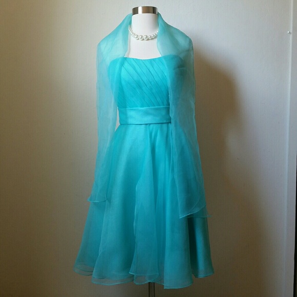 Tiffany Blue Teacup dress - Picture 2 of 8