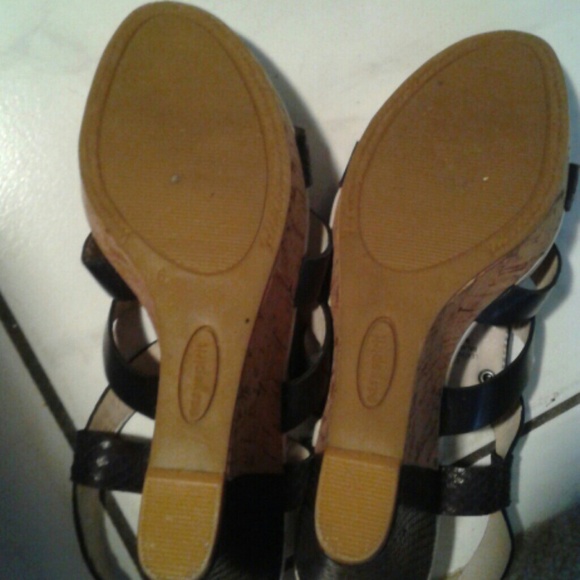Easy spirit leather upper wedges - Picture 6 of 8
