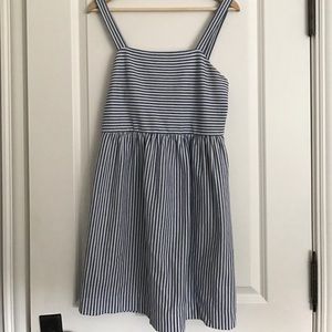 The Loft Strappy Flare Dress