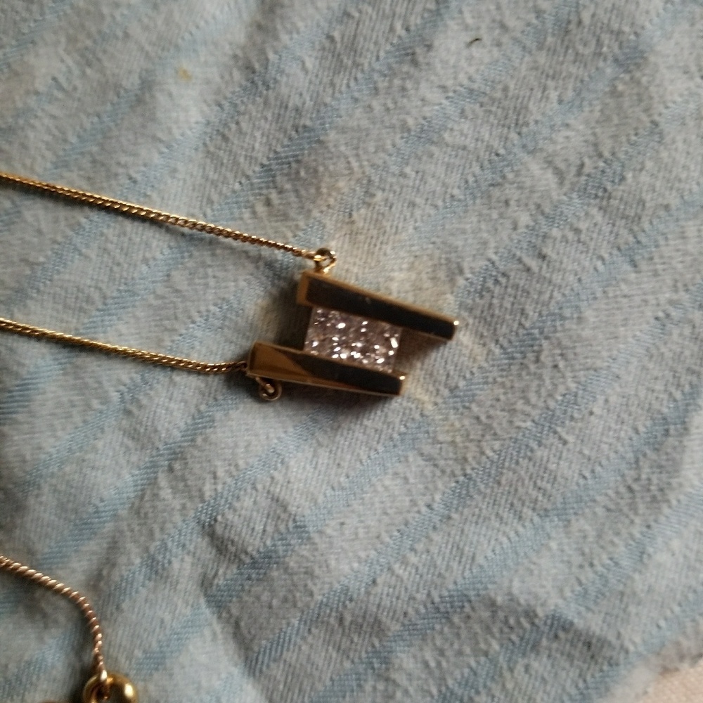 14k about 2 ct natural diamonds Aaron Basha neckla