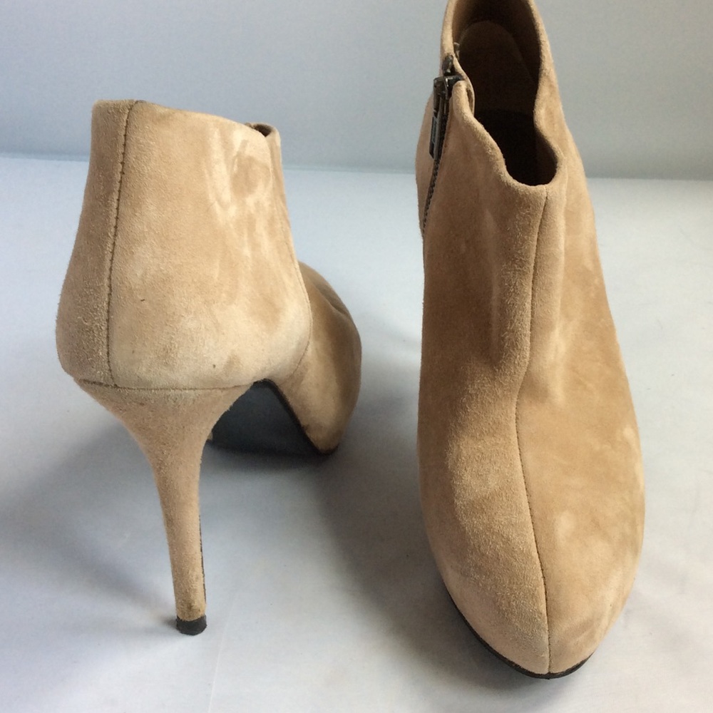 Zara Tan Suede Boots size 39 EUC
