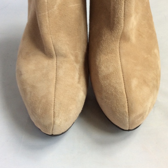 Zara Tan Suede Boots size 39 EUC - Picture 2 of 4