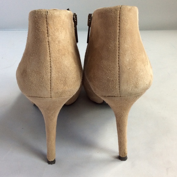 Zara Tan Suede Boots size 39 EUC - Picture 3 of 4