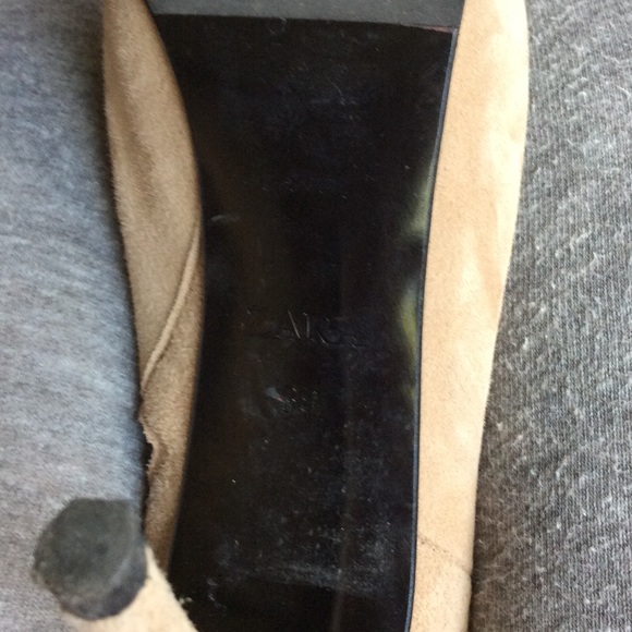 Zara Tan Suede Boots size 39 EUC - Picture 4 of 4