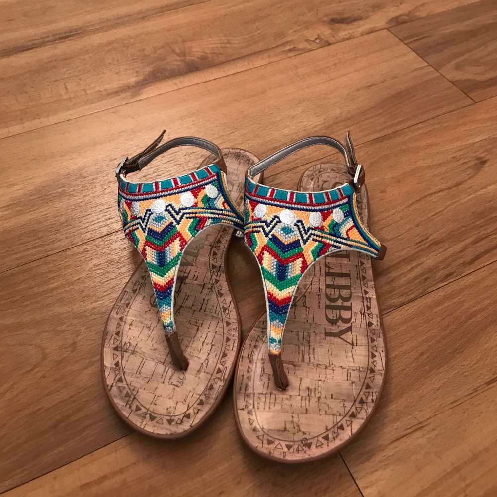 Sam & Libby multicolored sandals