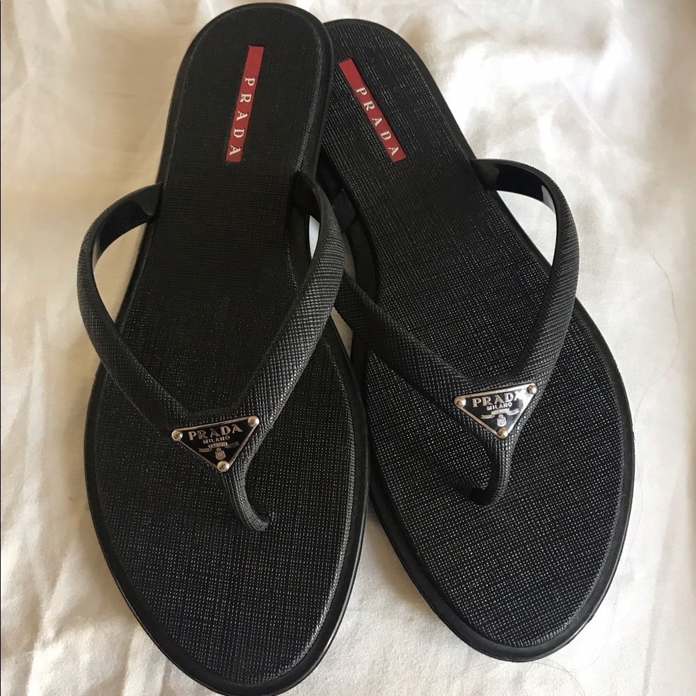 Prada Flip Flops