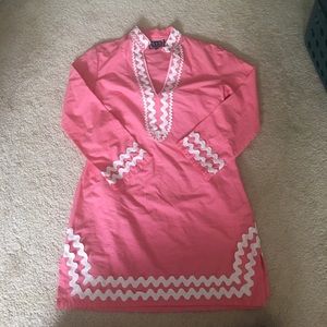 Pink tunic dress size S sail to sable