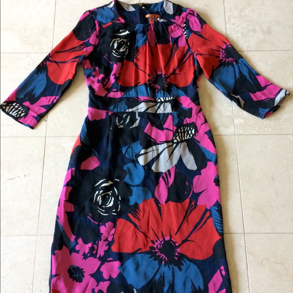 Tory Burch Floral Dress - Sz 8