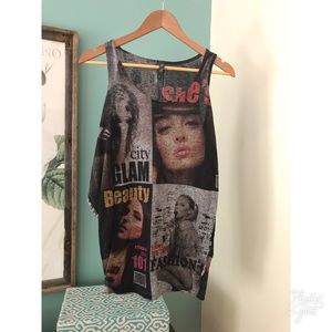 Style Biz Mod Art Over Size Tank -reduced-