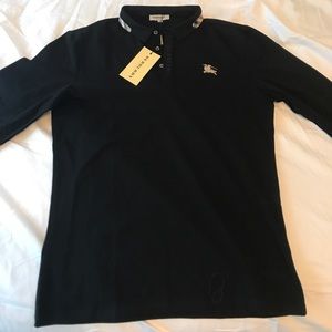 Burberry Black Long Sleeve Shirt