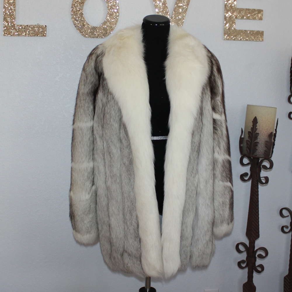 NWT Blue Fox Fur