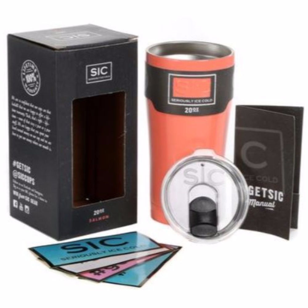 20 OZ SIC CUPS *GLOSS* SALMON