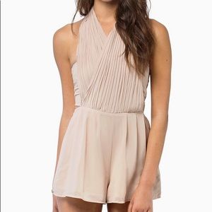TOBI halter twist front romper NUDE - BRAND NEW TOBI halter twist front romper NUDE - BRAND NEW