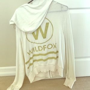 SOLD! Wild fox logo hoodie