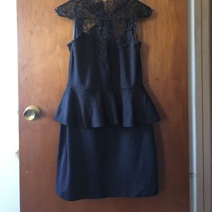 Very flattering little black dress.