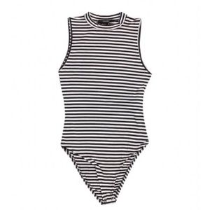 Forever 21 Striped Bodysuit