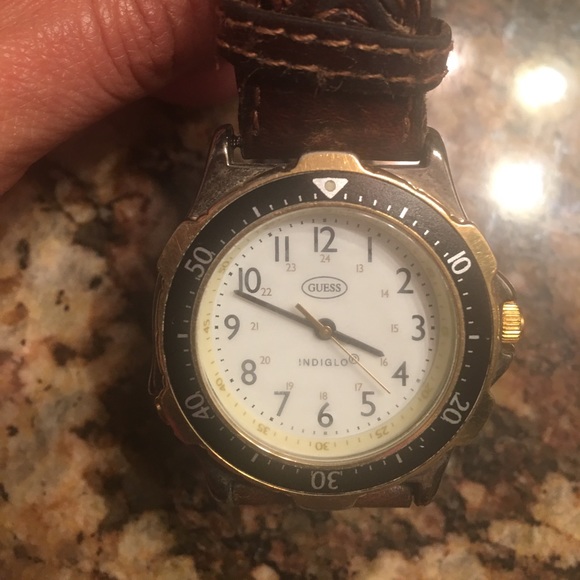 guess indiglo watch