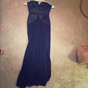 Black strapless Dress