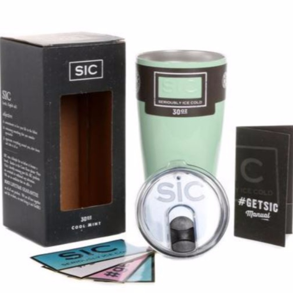 SIC CUPS 30 OZ *GLOSS* COOL MINT