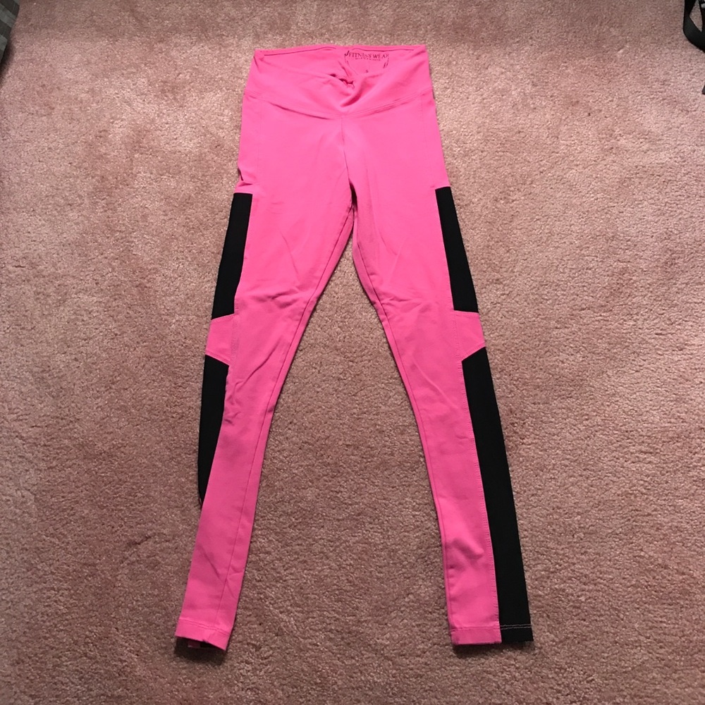 J fitness wear mesh pocket leggings