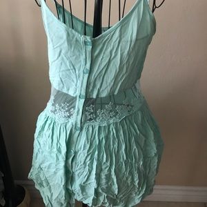 Tobi Mint Lace Detail Dress Tobi Mint Lace Detail Dress