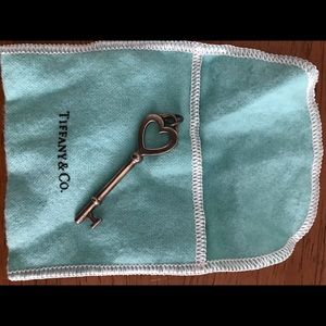 Tiffany and co Key heart pendant