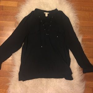 Navy blue H&M blouse sz 10