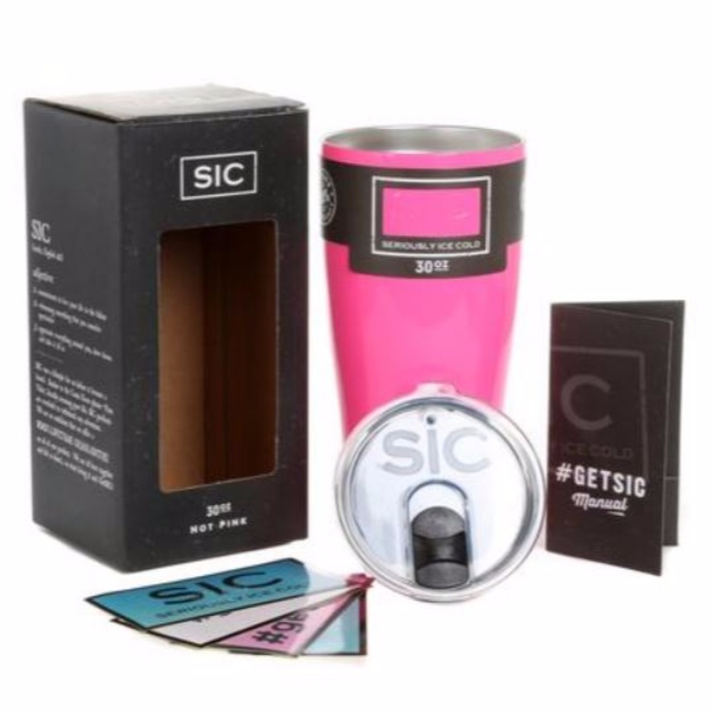 30 OZ SIC CUPS *GLOSS* HOT PINK