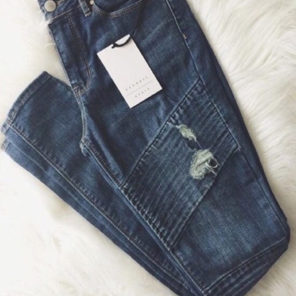 Kendall + Kylie Moto Skinny Jeans